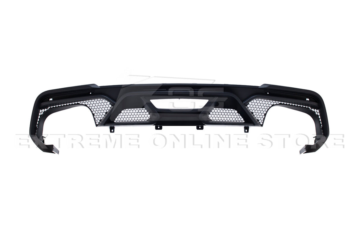 2018-22 Ford Mustang GT500 Rear Bumper Quad Tips Diffuser image 9