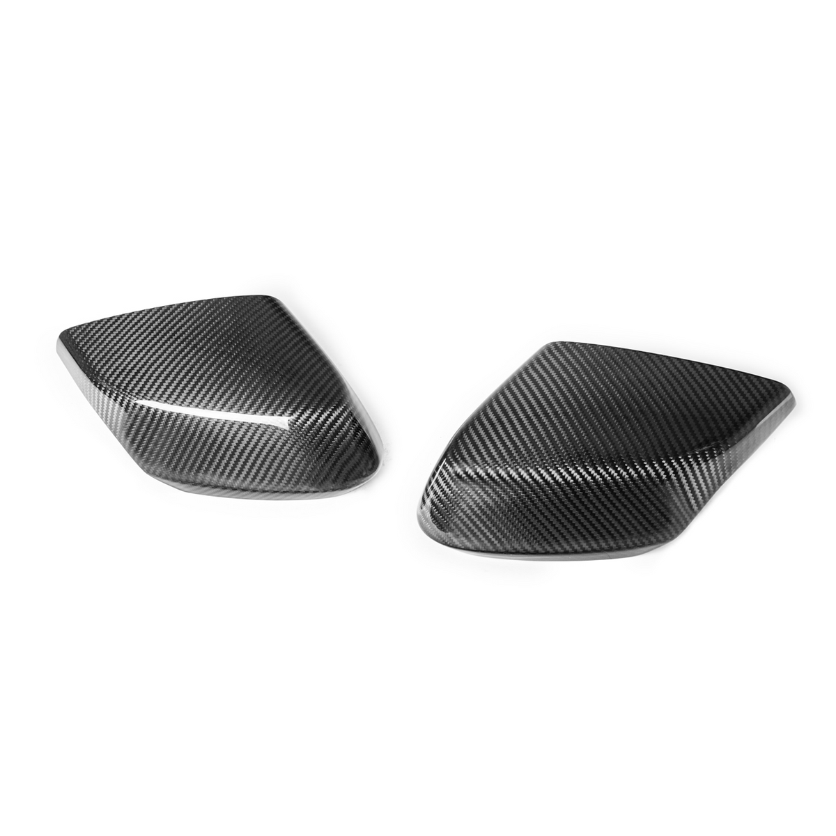 Corvette C8 DRY CARBON FIBER Upper Mirror Covers image 2