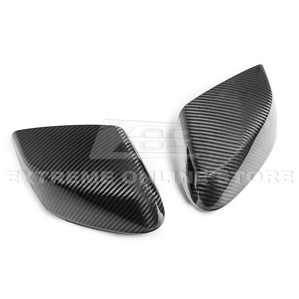 Corvette C8 DRY CARBON FIBER Upper Mirror Covers image 17