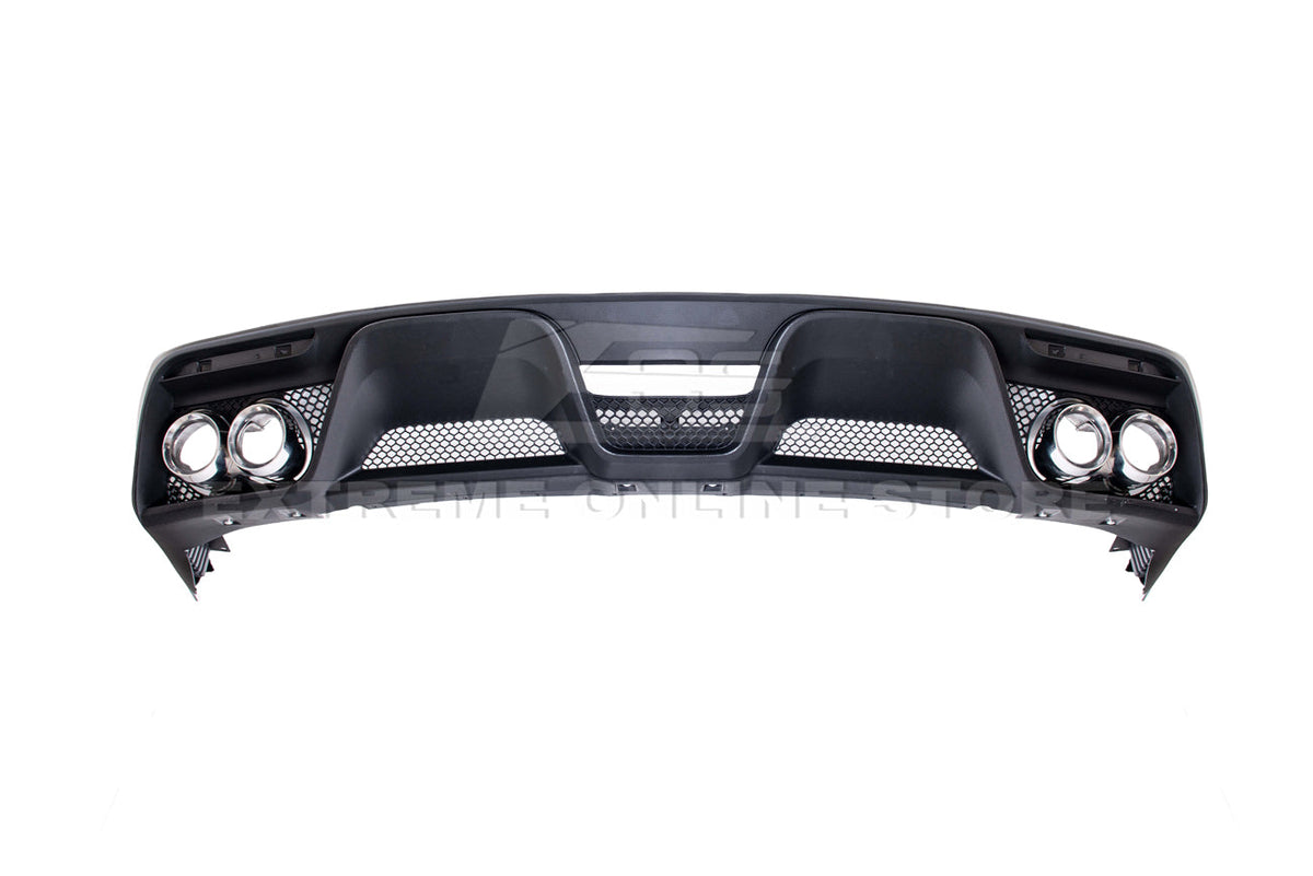 2015-17 Ford Mustang GT350 Rear Bumper Quad Tips Diffuser image 14