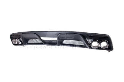 2015-17 Ford Mustang GT350 Rear Bumper Quad Tips Diffuser image 7