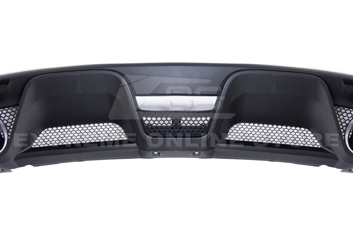 2015-17 Ford Mustang GT350 Rear Bumper Quad Tips Diffuser image 9