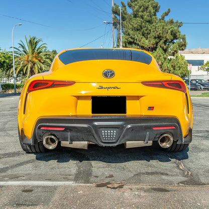2020-Up Toyota Supra A90 A91 Dual Cat Back Exhaust image 1