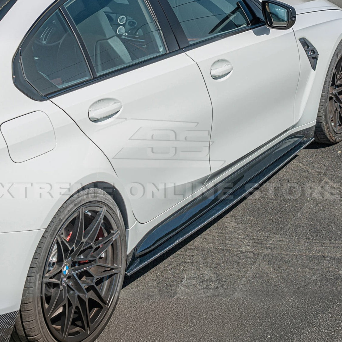 2021-Up BMW G80 M3 Carbon Fiber Side Skirts image 7
