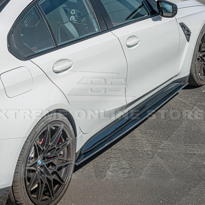 2021-Up BMW G80 M3 Carbon Fiber Side Skirts image 7