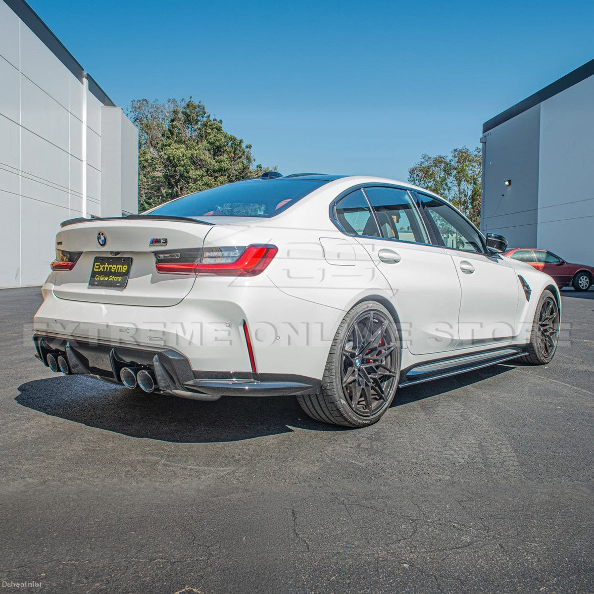 2021-Up BMW G80 M3 Carbon Fiber Side Skirts image 6
