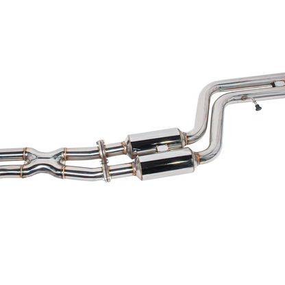 2015-2020 BMW F80 M3 F82 F83 M4 Resonated Mid Pipe Exhaust image 11