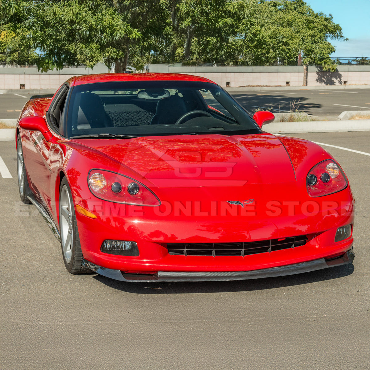 Corvette C6 Base Model ZR1 Conversion Front Splitter Lip image 35