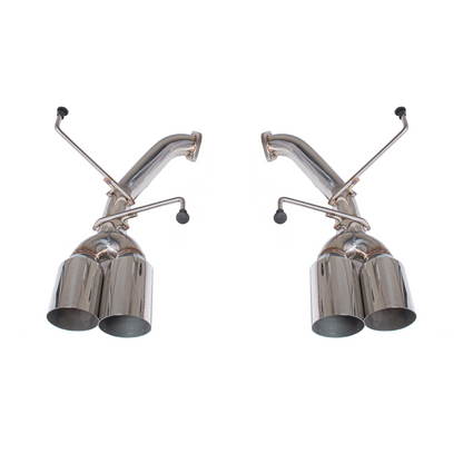 2022-Up Subaru WRX | Axle Back Muffler Delete Single Wall 4 Quad Tips Exhaust image 2