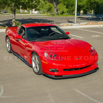 Corvette C6 Base Model ZR1 Conversion Front Splitter Lip image 36