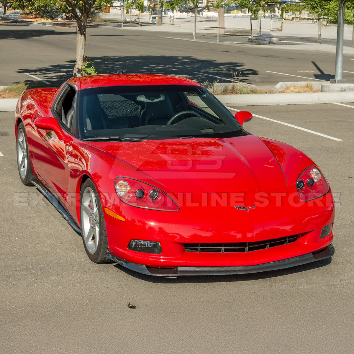 Corvette C6 Base Model ZR1 Conversion Front Splitter Lip image 37