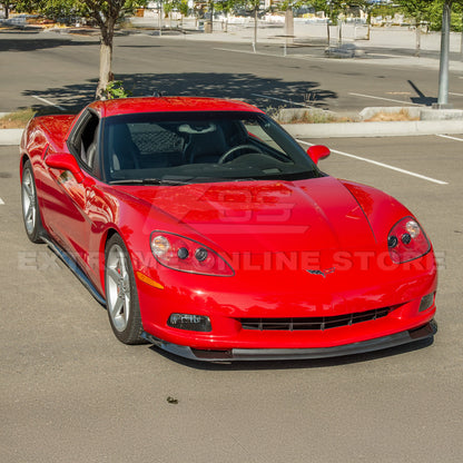 Corvette C6 Base Model ZR1 Conversion Front Splitter Lip image 37