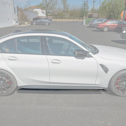 2021-Up BMW G80 M3 Carbon Fiber Side Skirts image 2