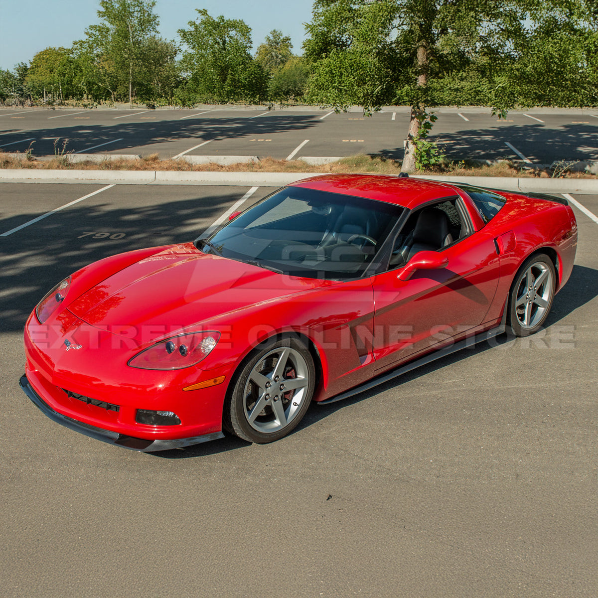 Corvette C6 Base Model ZR1 Conversion Front Splitter Lip image 33
