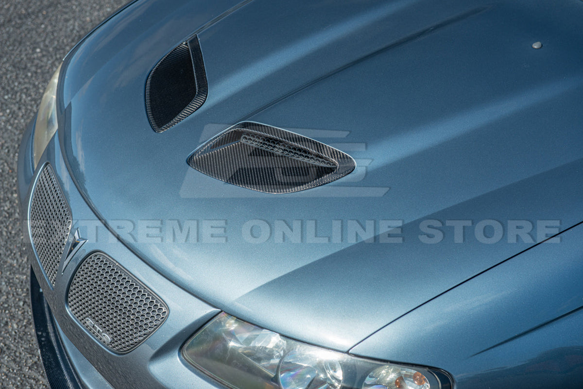 2004-06 Pontiac GTO Carbon Fiber Front Hood Vent Cover image 8