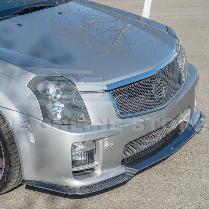 2003-08 Cadillac CTS-V | CARBON FIBER Package Front Bumper Lower Lip Splitter image 7