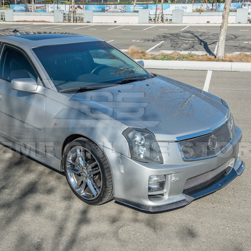 2003-08 Cadillac CTS-V | CARBON FIBER Package Front Bumper Lower Lip Splitter image 6
