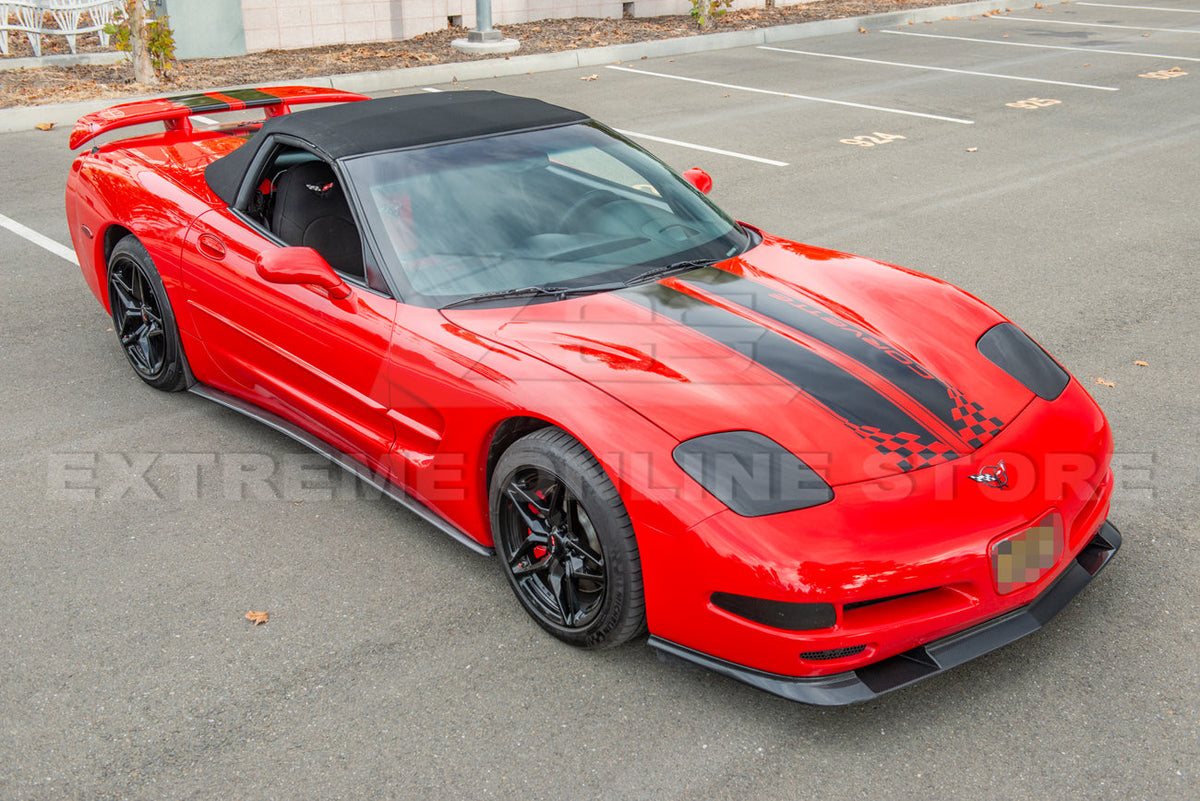 Chevrolet Corvette C5 DRY Carbon Fiber Front Headlight Covers image 6
