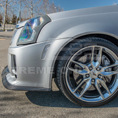 2003-08 Cadillac CTS-V | CARBON FIBER Package Front Bumper Lower Lip Splitter image 8