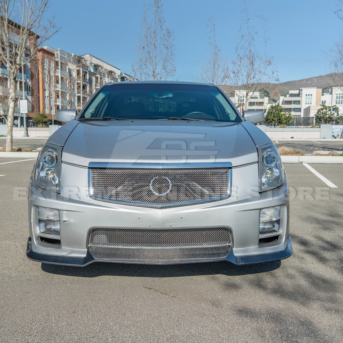 2003-08 Cadillac CTS-V | CARBON FIBER Package Front Bumper Lower Lip Splitter image 5
