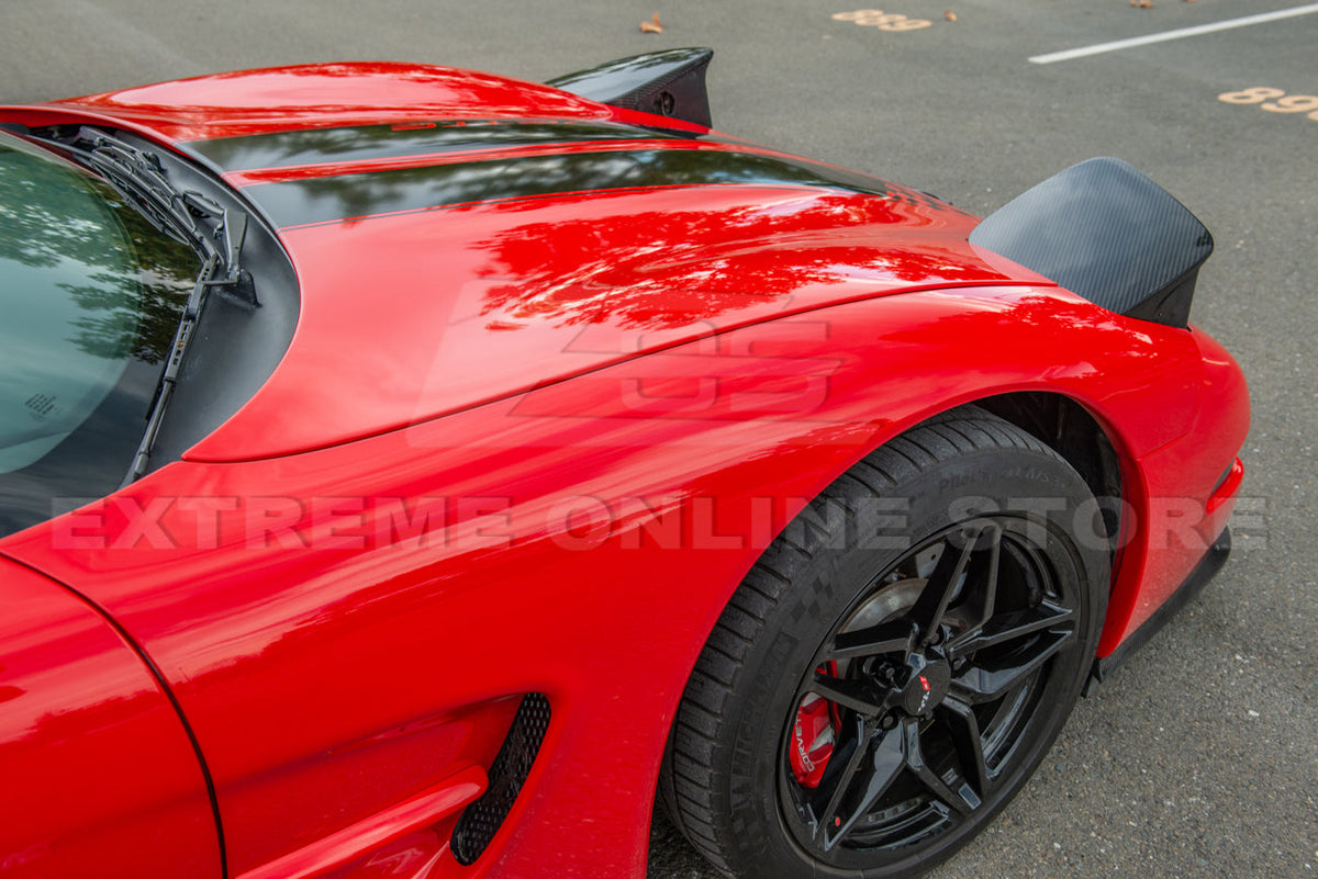 Chevrolet Corvette C5 DRY Carbon Fiber Front Headlight Covers image 9