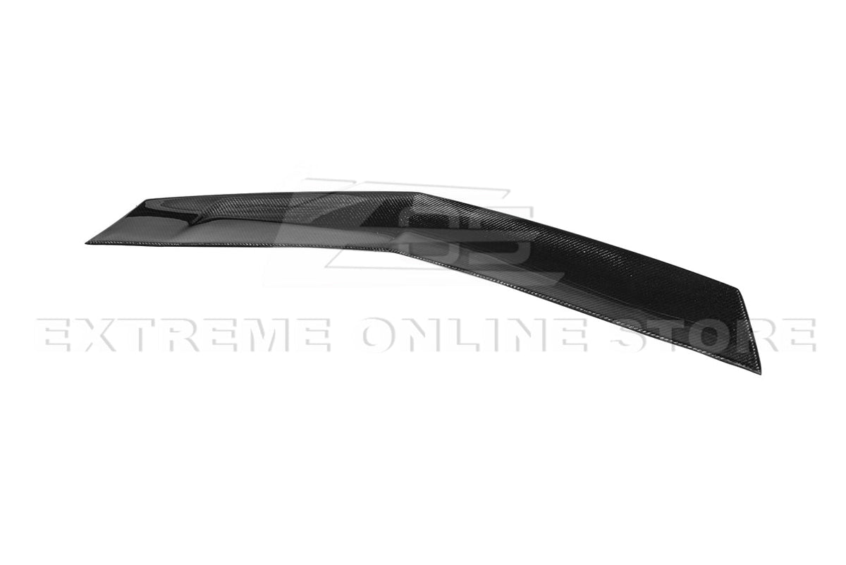 2016-19 Cadillac ATS-V Sedan Carbon Fiber Rear Trunk Lid Wickerbill Spoiler image 3