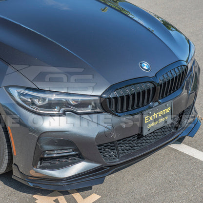 2019-Up BMW G20 M-Sport Front Lip Splitter Side Skirt Pair image 9