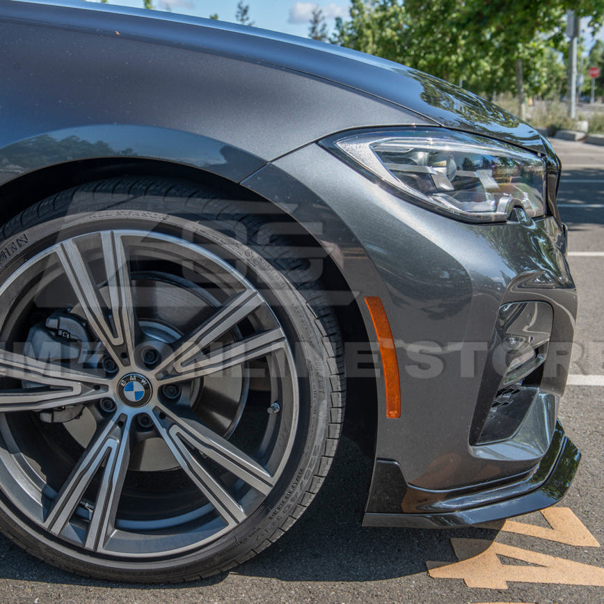 2019-Up BMW G20 M-Sport Front Lip Splitter Side Skirt Pair image 10