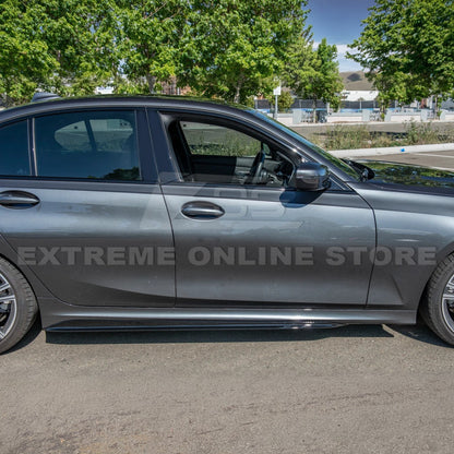 2019-Up BMW G20 M-Sport Front Lip Splitter Side Skirt Pair image 8