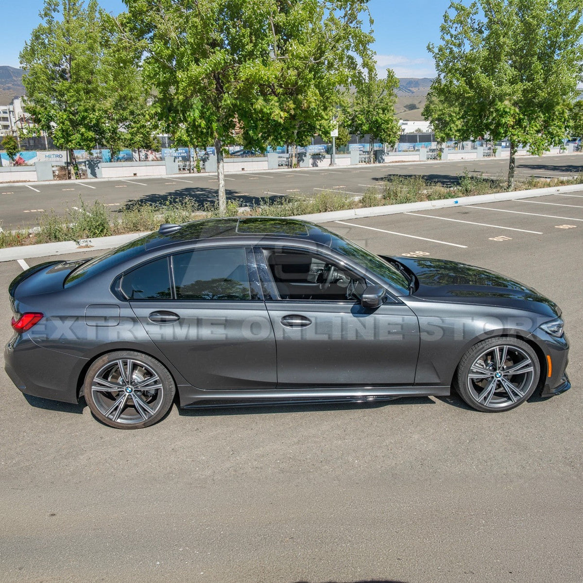 2019-Up BMW G20 M-Sport Front Lip Splitter Side Skirt Pair image 7