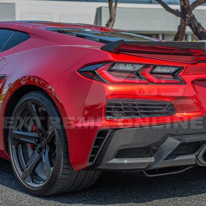 Chevrolet Corvette C8 Z06 DRY CARBON FIBER Rear Side Vent Cover image 8