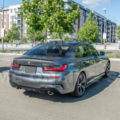 2019-Up BMW G20 3-Series M-Performance Rear Bumper Diffuser image 6