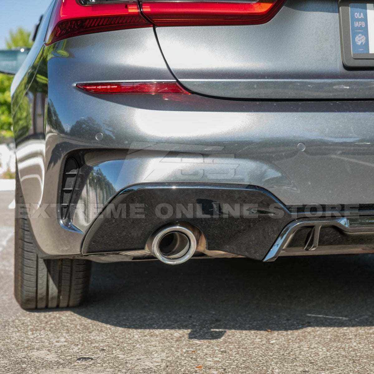 2019-Up BMW G20 3-Series M-Performance Rear Bumper Diffuser image 4