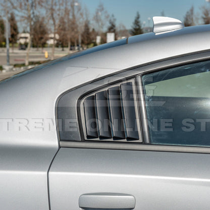 2015-Up Dodge Charger Rear Side Window Louver Sun Shade Cover image 6