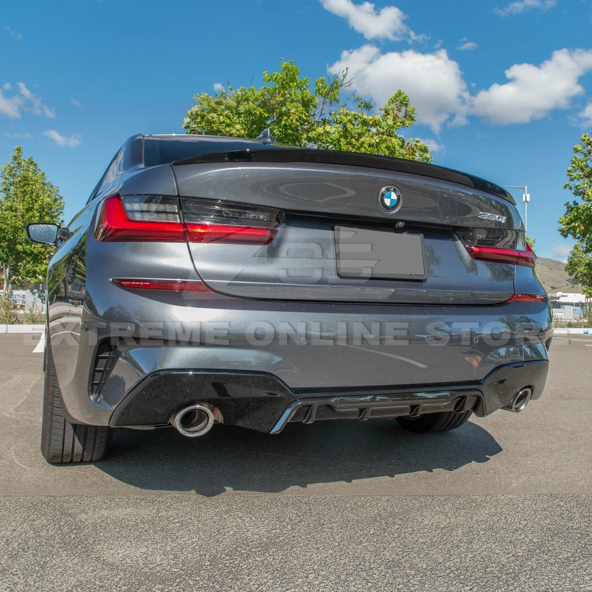 2019-Up BMW G20 G28 3-Series M-Sport Front Lip Side Skirts Rear Spoiler image 16
