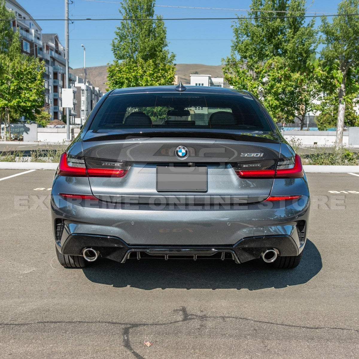 2019-Up BMW G20 3-Series M-Performance Rear Bumper Diffuser image 3