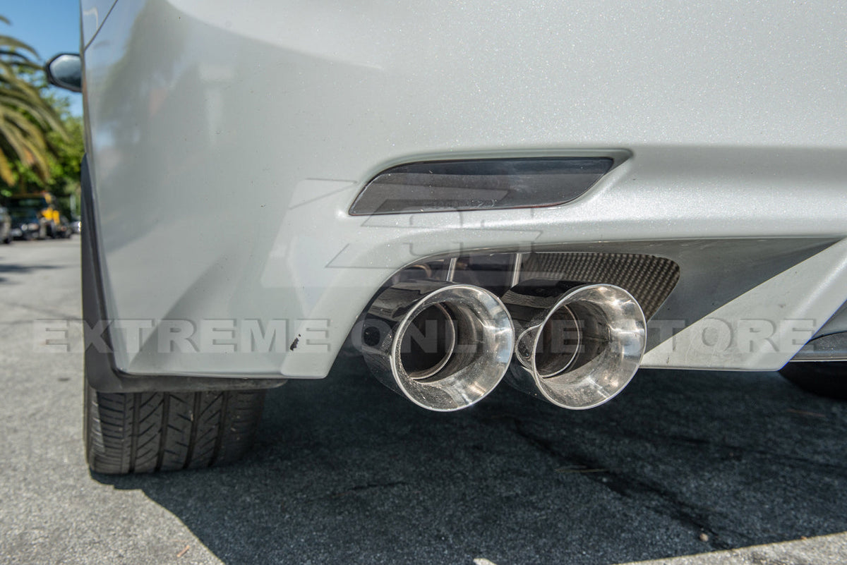 2018-24 Toyota Camry Muffler Delete Axle Back Quad Tips Exhaust image 4