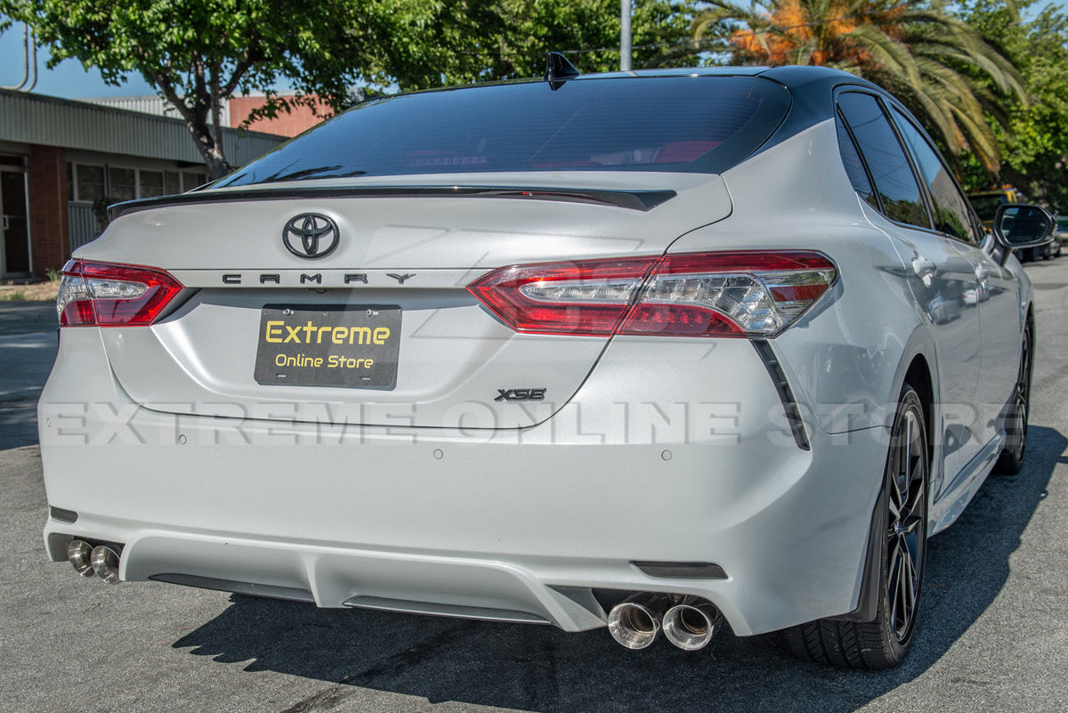 2018-24 Toyota Camry Muffler Delete Axle Back Quad Tips Exhaust image 5