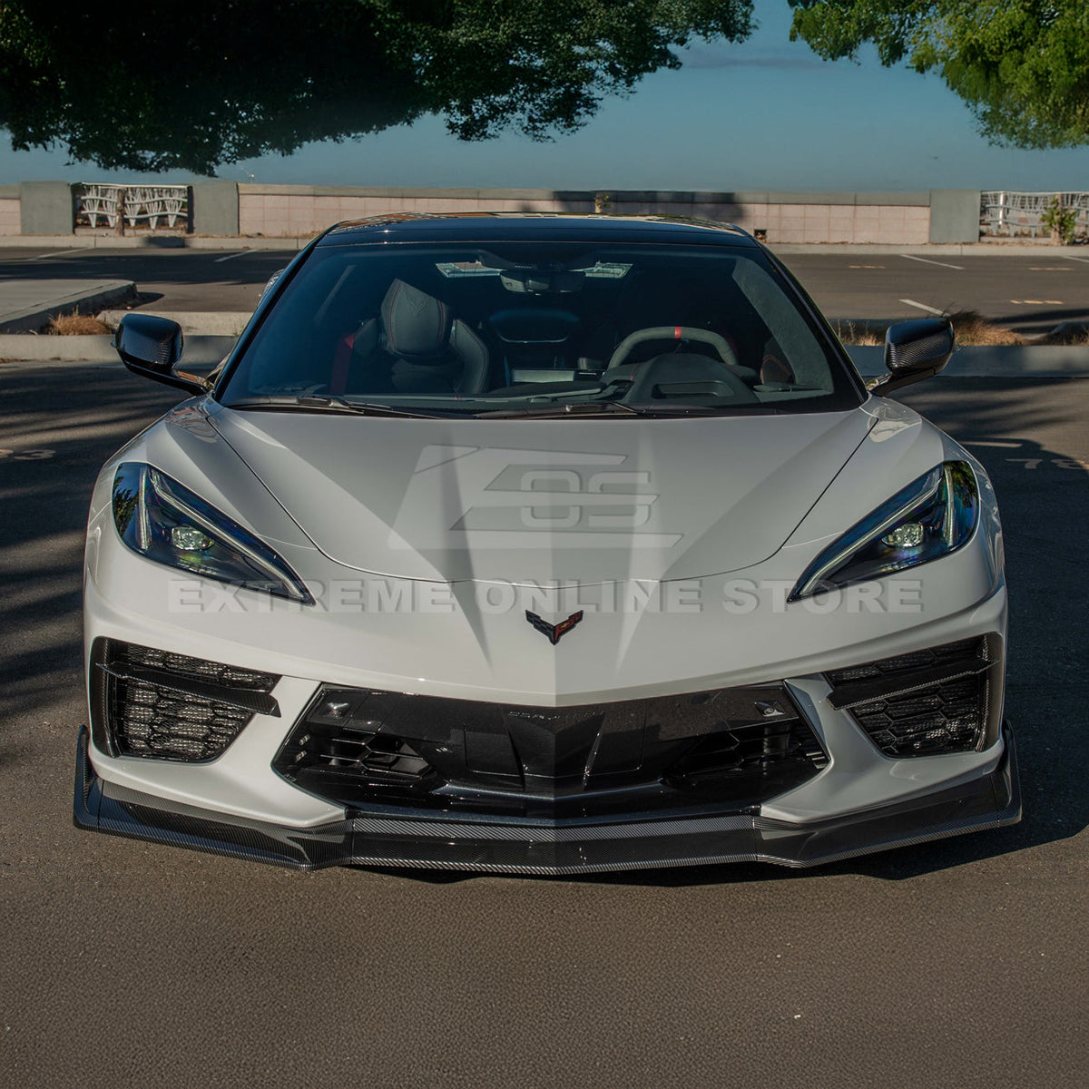 Corvette C8 Stingray Front Splitter [5-Piece Extended Version] image 24