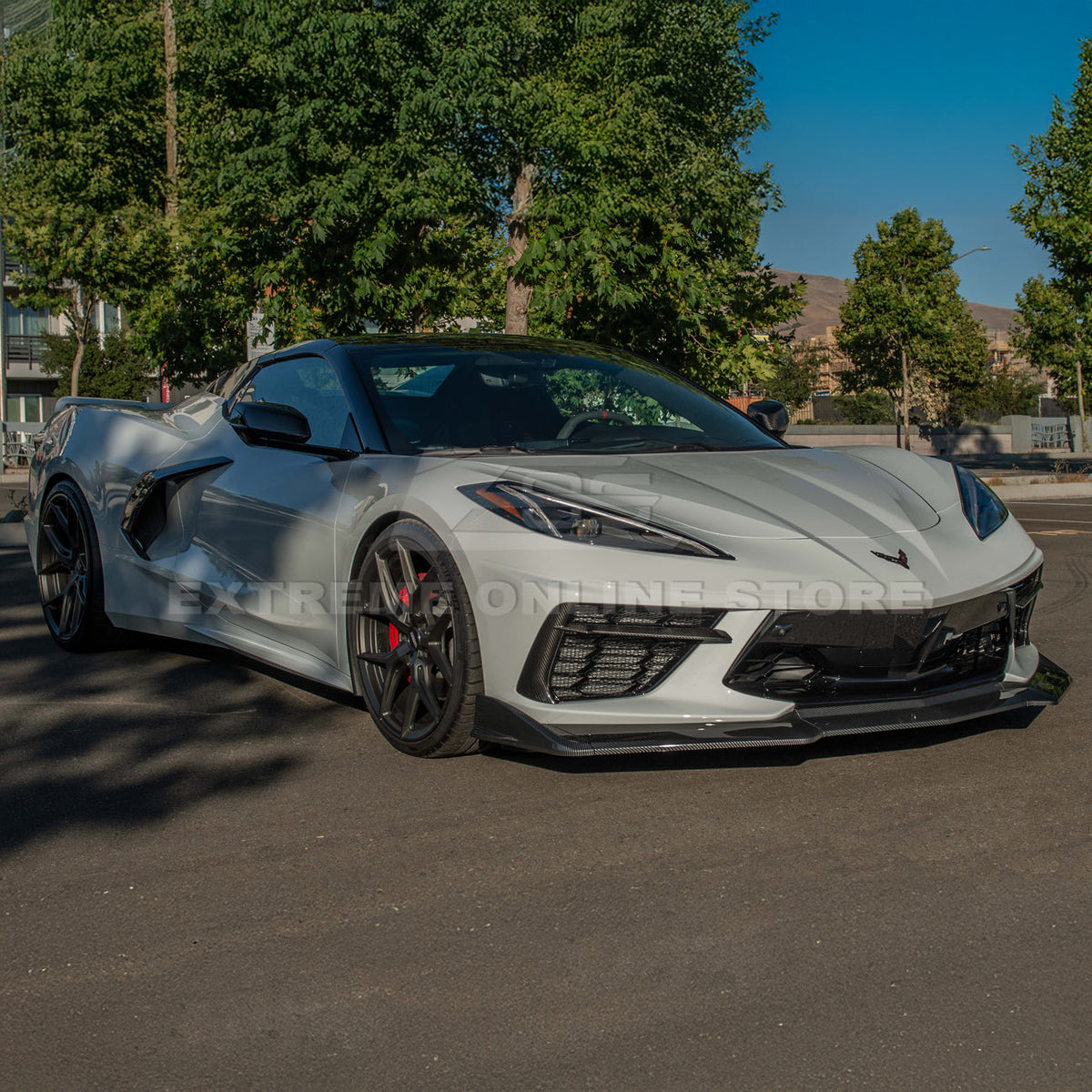 Corvette C8 Stingray Front Splitter [5-Piece Extended Version] image 20