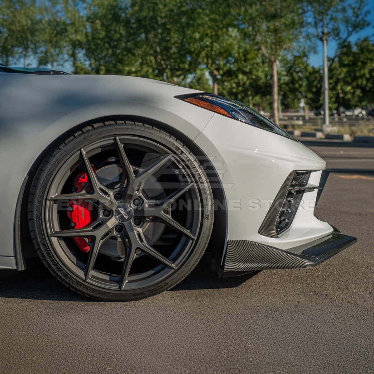 Corvette C8 Stingray Front Splitter [5-Piece Extended Version] image 25