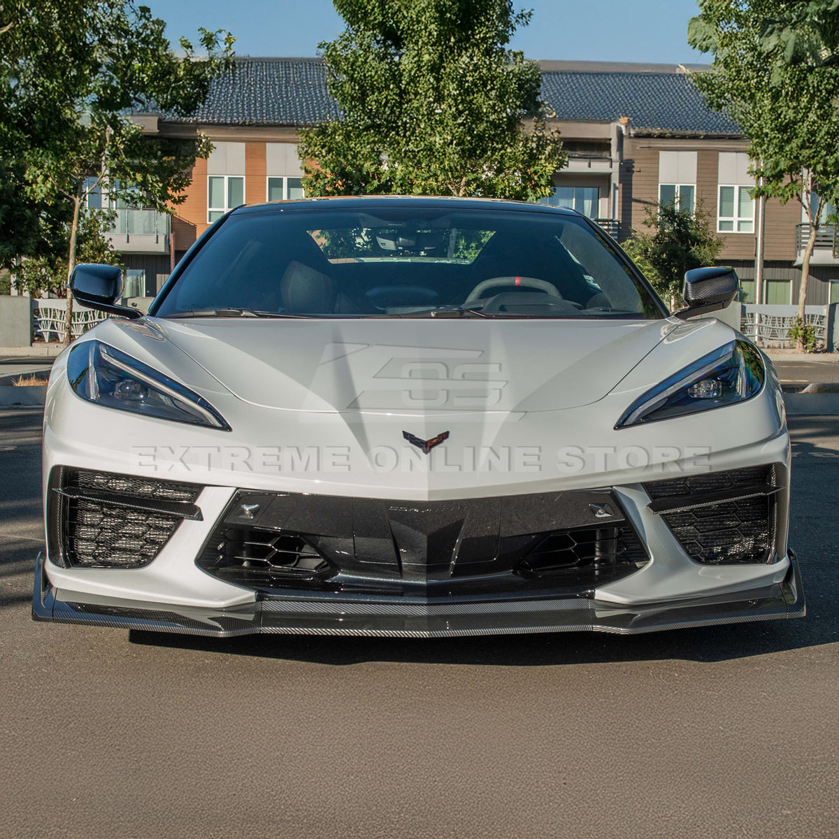 Corvette C8 Stingray Front Splitter [5-Piece Extended Version] image 22