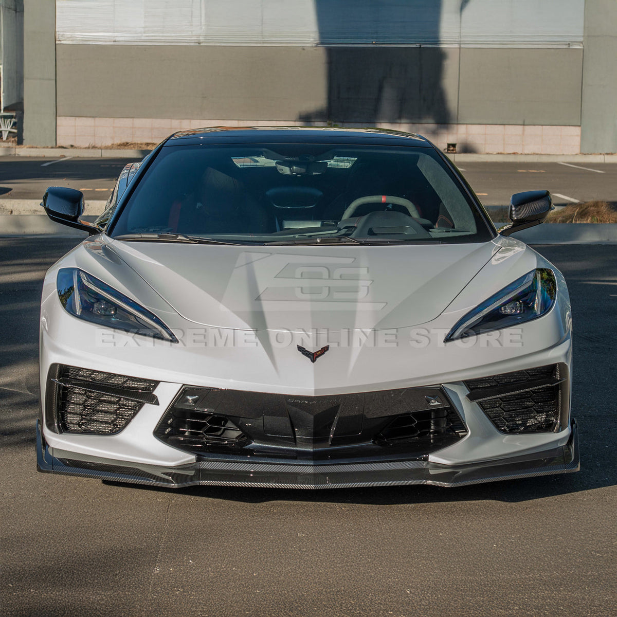 Corvette C8 Stingray Front Splitter [5-Piece Extended Version] image 23