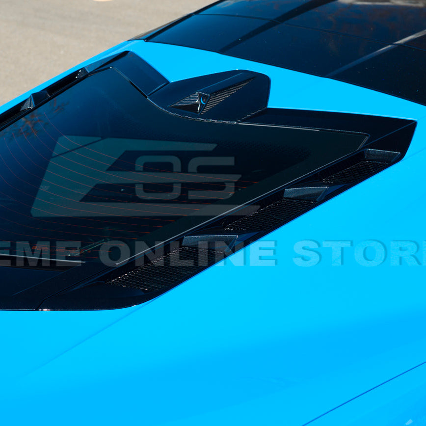 Corvette C8 Coupe DRY CARBON FIBER Rear Decklid Camera Cover image 4