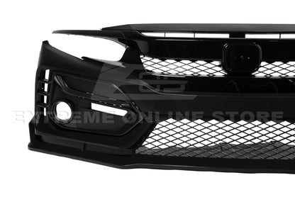 2016-21 Honda Civic JDM Type-R Conversion Front Bumper Kit image 17