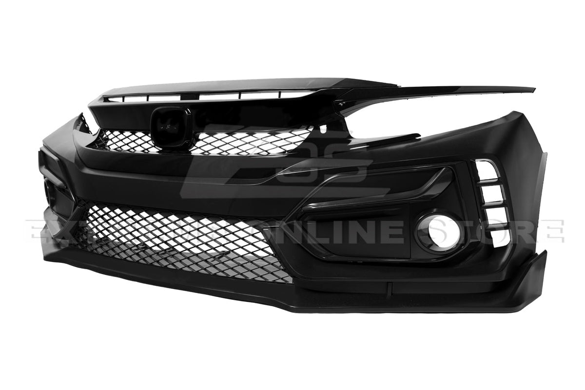 2016-21 Honda Civic JDM Type-R Conversion Front Bumper Kit image 16