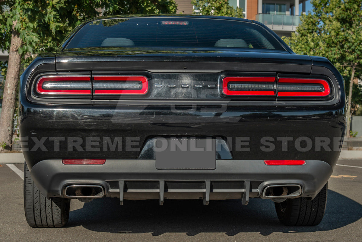 2015-Up Dodge Challenger SRT Add-On Rear Diffuser image 4