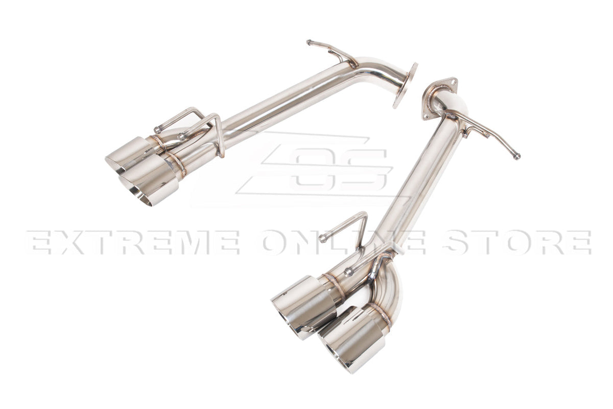 2018-24 Toyota Camry Muffler Delete Axle Back Quad Tips Exhaust image 7