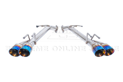 2018-24 Toyota Camry Muffler Delete Axle Back Quad Tips Exhaust image 12