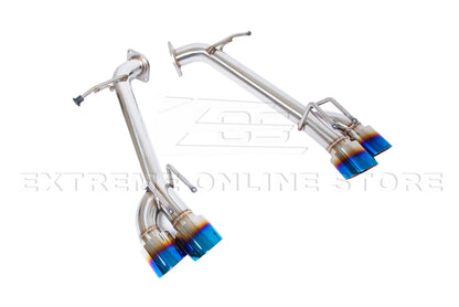 2018-24 Toyota Camry Muffler Delete Axle Back Quad Tips Exhaust image 14